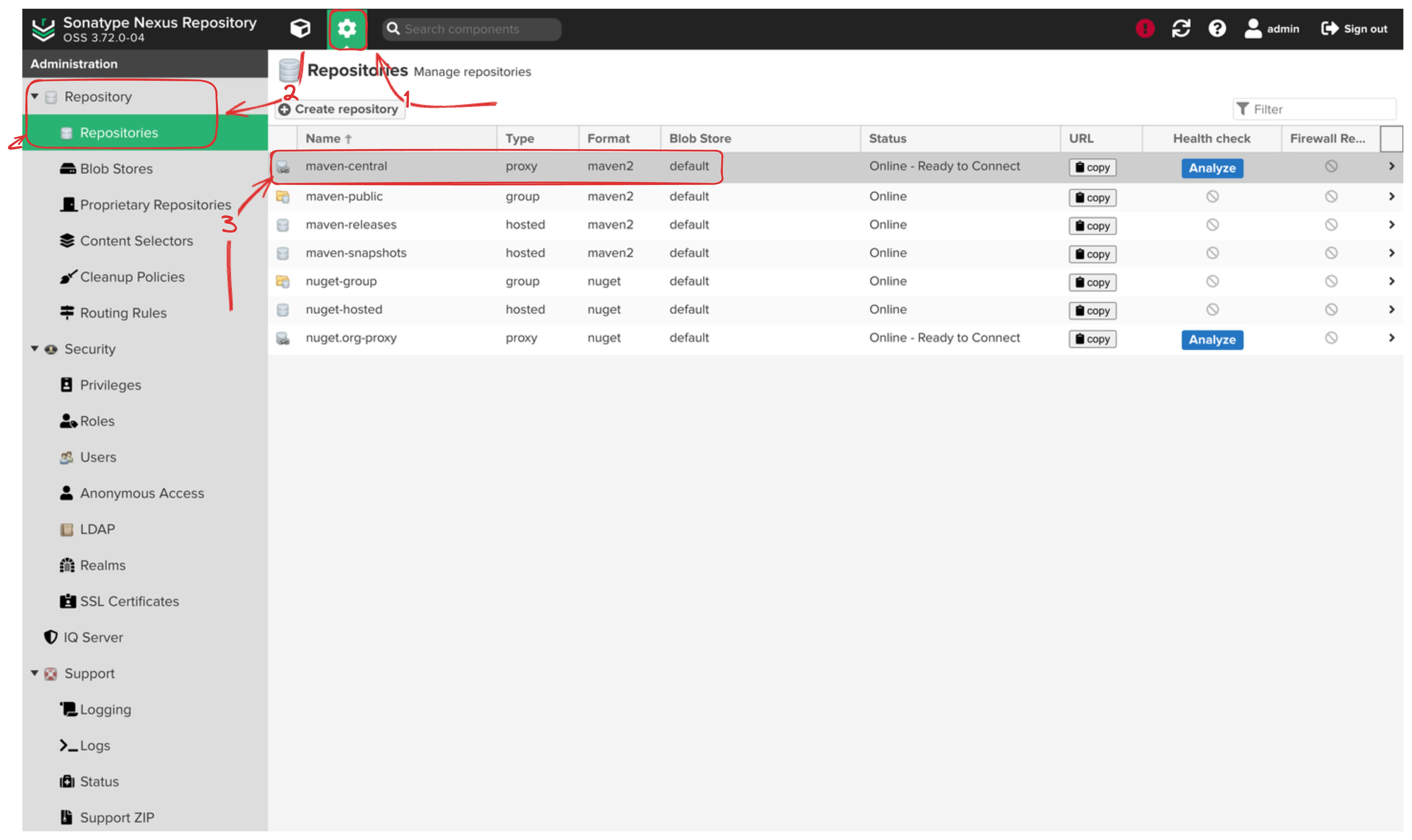 Delete Predefined Repositories
1