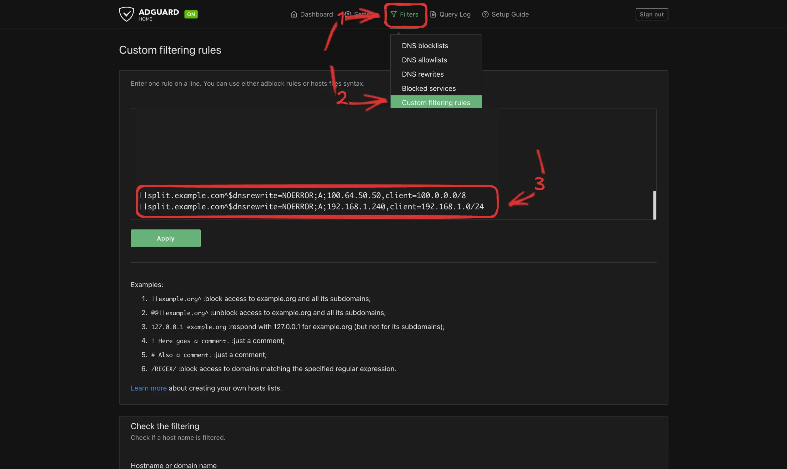 AdGuard
Dashboard