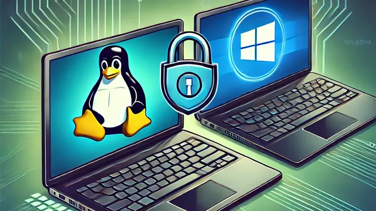 Secure boot menu in UEFI firmware